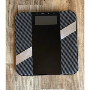 Easy Home Digital Body Fat Scale 400 lb Capacity LCD Display Black Tested